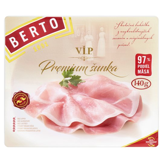 Berto V.I.P. prémium šunka 140 g