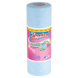 Spontex Multiroll univerzálna jemná rýchloutierka 50 ks