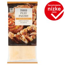 Tesco Puff Pastry Deep Frozen 500 g