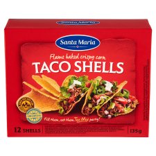 Santa Maria Flame Baked Crispy Corn Taco Shells 12 pcs 135 g