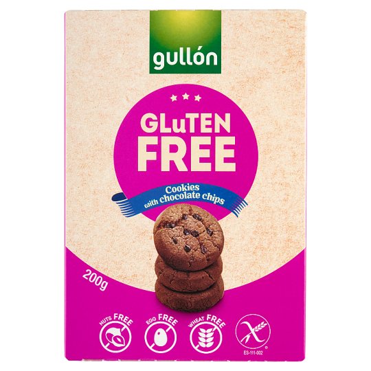 Gullón Gluten Free Cookies with Chocolate Chips 200 g Tesco Groceries