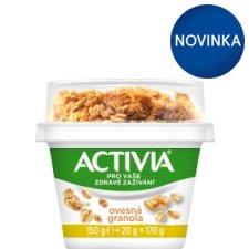 Activia Biela s ovsenou granolou 170 g