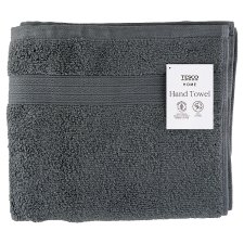 Tesco Home Grey Supersoft Hand Towel 50 cm x 90 cm