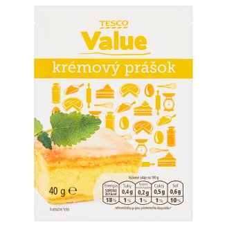 Tesco Value Krémový prášok 40 g