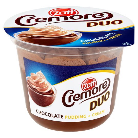 Zott Cremore Duo čokoládový dezert s kakaovou šľahačkou 200 g