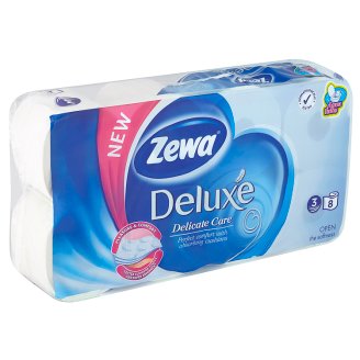 Zewa Deluxe Delicate Care toaletný papier 3-vrstvový 8 ks