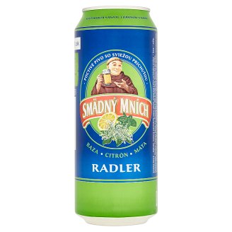 Smädný Mních Radler Eldeflower Lemon Mint 500 ml