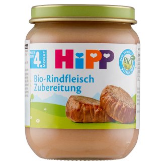 HiPP Bio hovädzie mäso - pyré 125 g