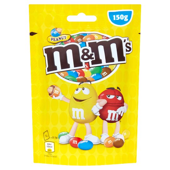 M&M's Dražé plnené praženými arašidami v mliečnej čokoláde a cukrovej poleve 150 g