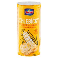 Racio Chlebíčky ryžové s kukuricou 130 g
