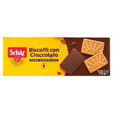 Schär Gluten and Wheat Free Biscuits with Dark Chocolate 150 g