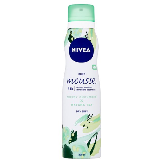 Nivea Osviežujúca telová pena s uhorkou a s vôňou čaju Matcha 200 ml