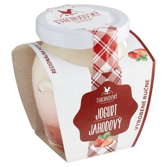 Ivachnovský Jogurt jahodový 145 g