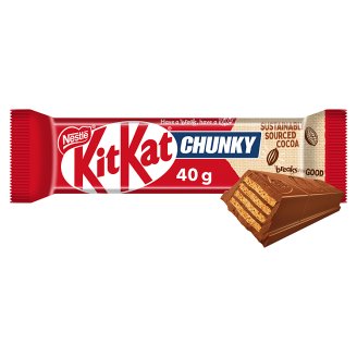 NESTLÉ KITKAT CHUNKY MILK Oblátka v mliečnej čokoláde 40 g