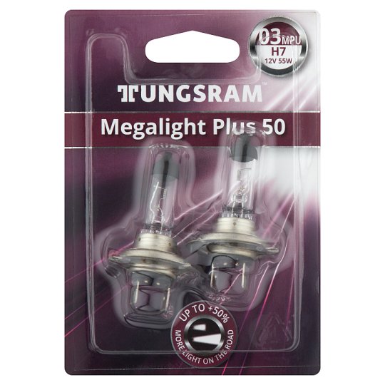 Tungsram Halogen Headlight 03MPU H7 12V 55W 2 pcs Tesco Groceries