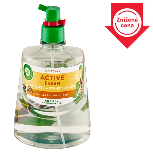 Air Wick Active Fresh Water-Based Refill for Automatic Diffuser Vanilla &  Honeysuckle 228 ml - Tesco Groceries