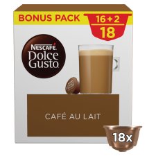 NESCAFÉ Dolce Gusto Café au Lait - káva v kapsulách - 18 ks