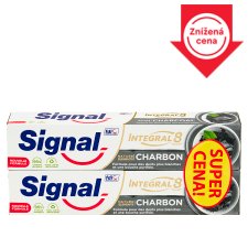 Signal Nature Elements Integral 8 Charcoal Toothpaste 2 x 75 ml