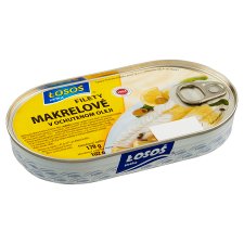 Łosoś Ustka Mackerel Fillets in Flavoured Oil 170 g