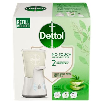 Dettol Bezdotykový dávkovač mydla + tekuté mydlo náplň 250 ml