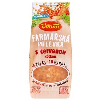 Vitana Farmárska polievka s červenou šošovicou 117 g