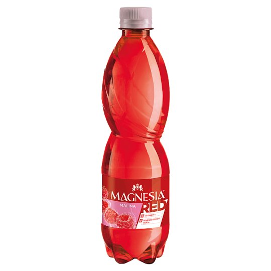 Magnesia Red Minerálna voda s príchuťou malina sýtená 0,5 l