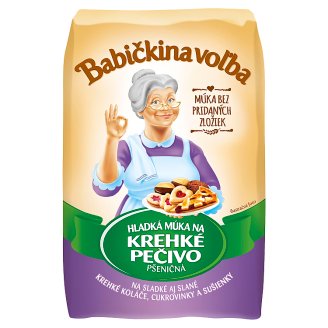 Babičkina Voľba Hladká múka na krehké pečivo pšeničná 1 kg