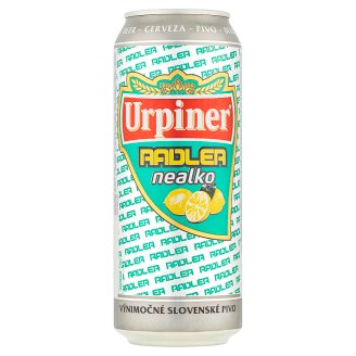 Urpiner Radler osviežujúci miešaný nealkoholický nápoj s príchuťou citrusových plodov 500 ml