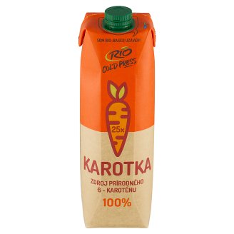 RIO FRESH 100% šťava chladená karotková 1 l
