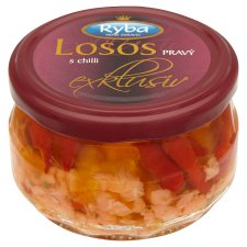 Ryba More Zdravia Real Salmon in Oil with Chili Exclusive 200 g