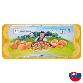Babičkine vajcia L 10 ks