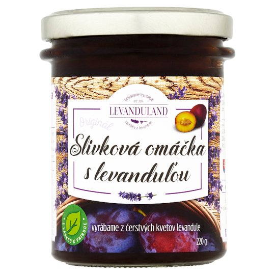 Levanduland Originál slivková omáčka s levanduľou 220 g