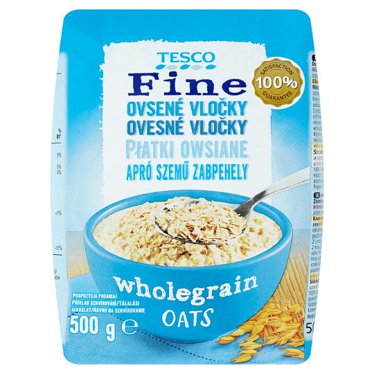 Tesco Fine ovsené vločky 500 g