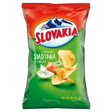 Slovakia Chips Cream and Onion Flavor 130 g