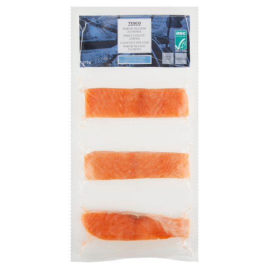 Tesco Portion of Salmon Fillets 375 g Tesco Groceries