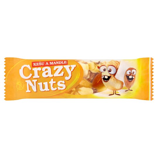 Druid Crazy Nuts Tyčinka s kešu orechami, mandľami a arašidmi 30 g