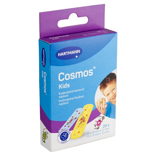 Hartmann Cosmos Kids Waterproof Colored Plasters 20 pcs
