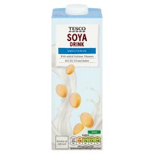 Tesco Soya Drink Sweetened with Concentrated Apple Extract 1 L