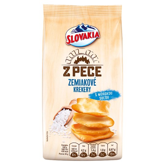Slovakia Z pece Potato Crackers with Sea Salt 90 g - Tesco Groceries
