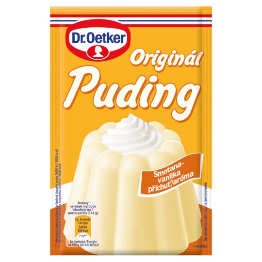 Dr. Oetker Originál Puding Smotanovo-vanilková aróma 37 g