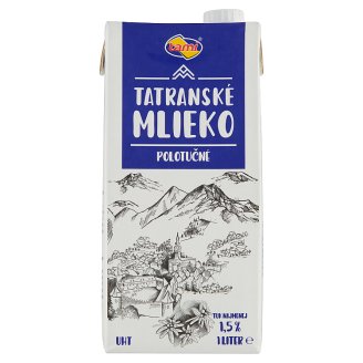 Tami Tatranské polotučné trvanlivé mlieko 1 l