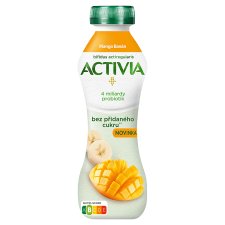 Activia nápoj bez pridaného cukru mango/banán 270 g