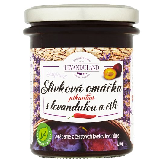 Levanduland Originál slivková omáčka s levanduľou a čili pikantná 220 g