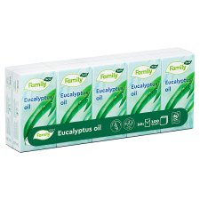 Tento Family Sensitive Eucalyptus Oil Hygienic Handkerchiefs 3 Ply 10 x 10 pcs