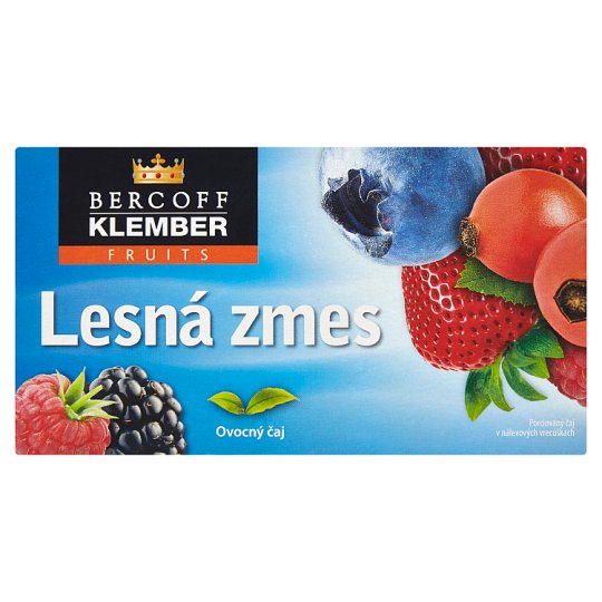 Bercoff Klember Fruits Lesná zmes ovocný čaj 20 x 2,0 g