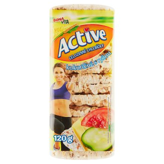 Bona Vita Active Celozrnné chlebíčky kukuričné s ryžou 120 g