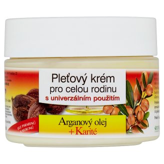 Bione Cosmetics Bio Arganový olej + Karité pleťový krém pre celú rodinu 260 ml