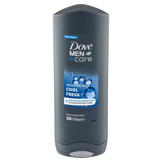 Dove Men+Care Cool Fresh Shower Gel for Face and Body for Men 250 ml