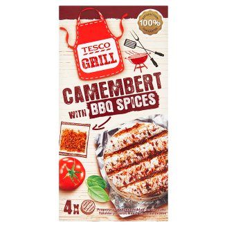 Tesco Grill Camembert a prípravok s koreninami 4 x 80 g
