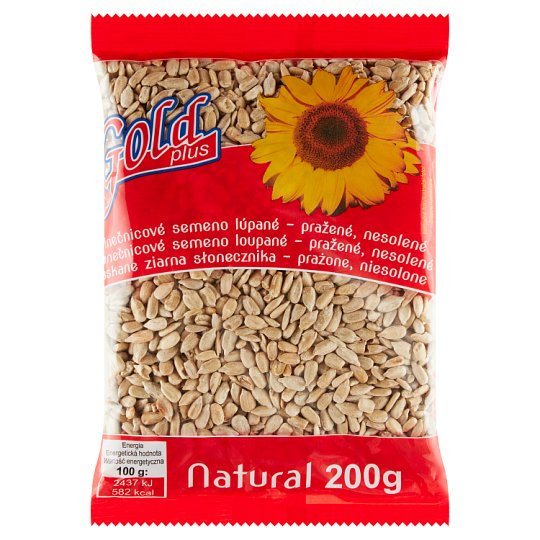 Gold Plus Natural Sunflower Seed Peeled Roasted Unsalted 200 g Tesco